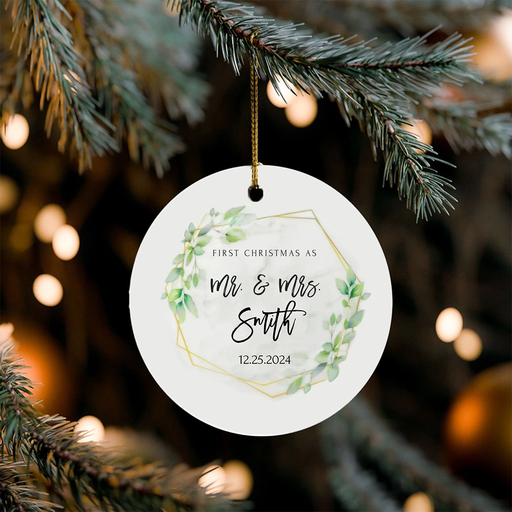 First Christmas Ceramic Decoration Christmas Ornament 3